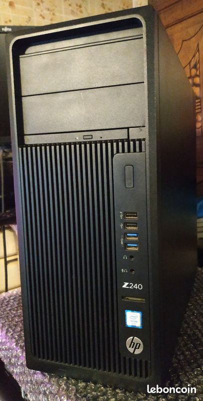 PC De Bureau HP Z420 – Intel Xeon 8 Cœurs @4Ghz, 64Go RAM, SSD 512Go + HDD 4To, RTX 2060 6Go – Windows 11 Pro