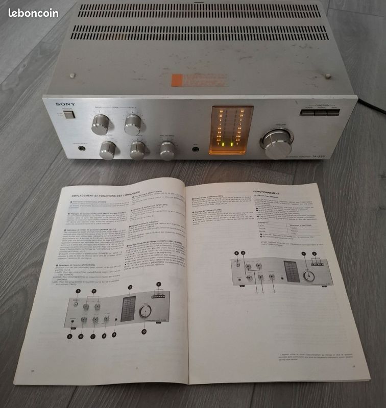 AMPLIFICATEUR INTÉGRÉ SONY TA-F333ESL EUR 773,46 - PicClick FR