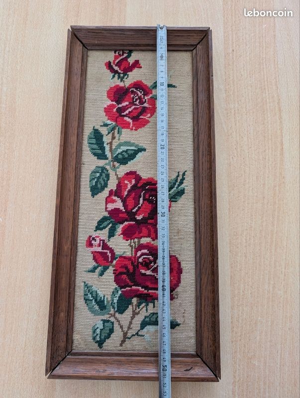 Tableau canevas de roses rouges (image 5)