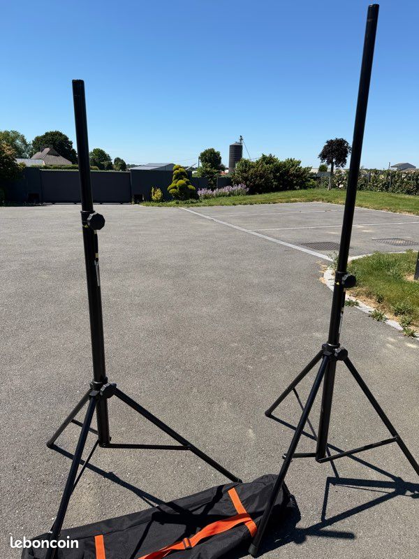 2 enceintes amplifiées avec housses et pieds (image 6)