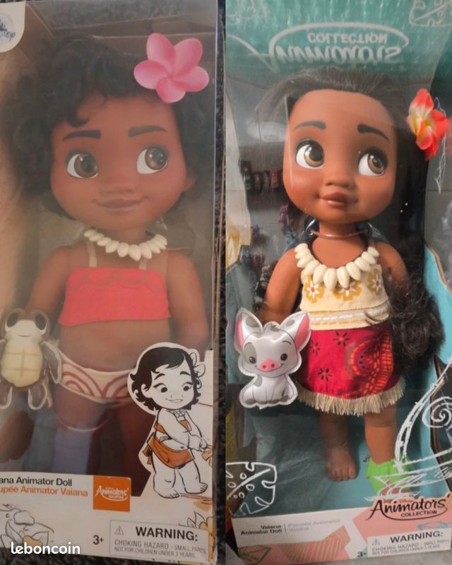 Lot de poupées Disney animator Vaiana neuves Jeux Jouets