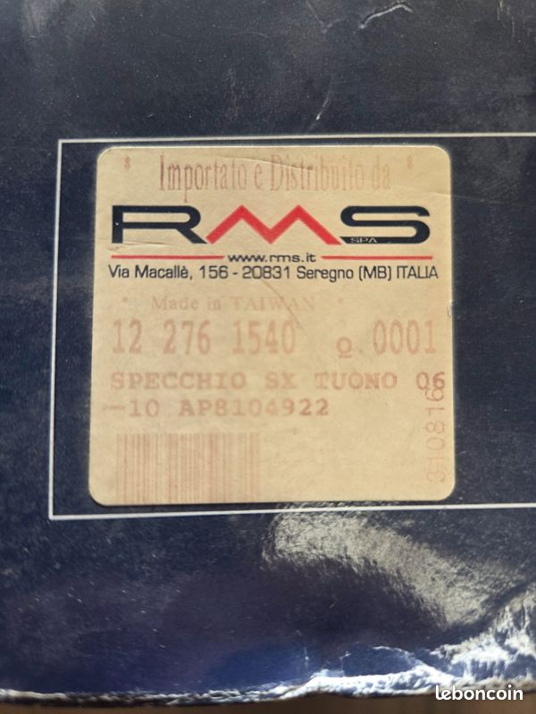 Rétroviseur rws aprilia1000 tuono gauche (image 2)