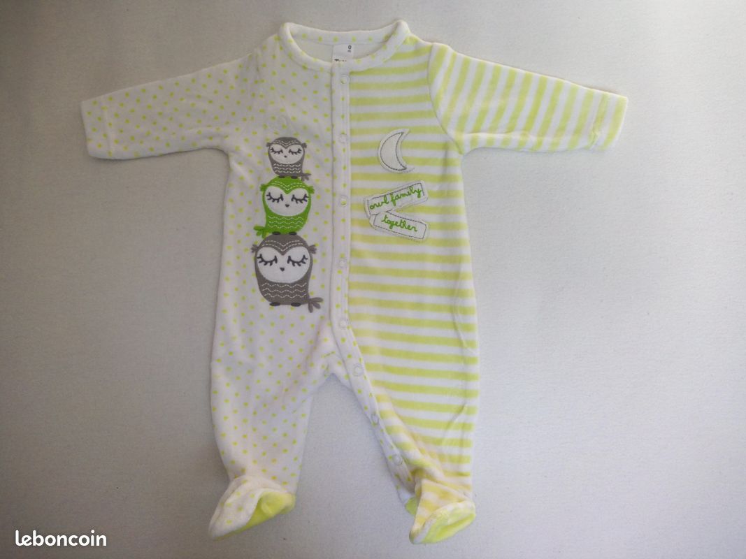 Pyjama neuf mixte 0 mois (image 1)