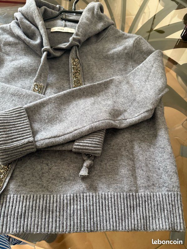 SWEAT À CAPUCHE SPORT - Gris anthracite | France