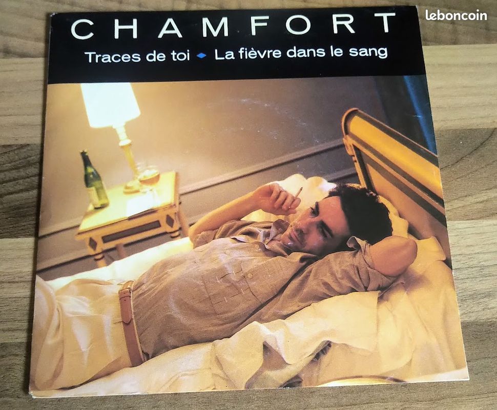 Alain Alain Chamfort : la fièvre dans le sang (vinyle 45 tours) (image 1)