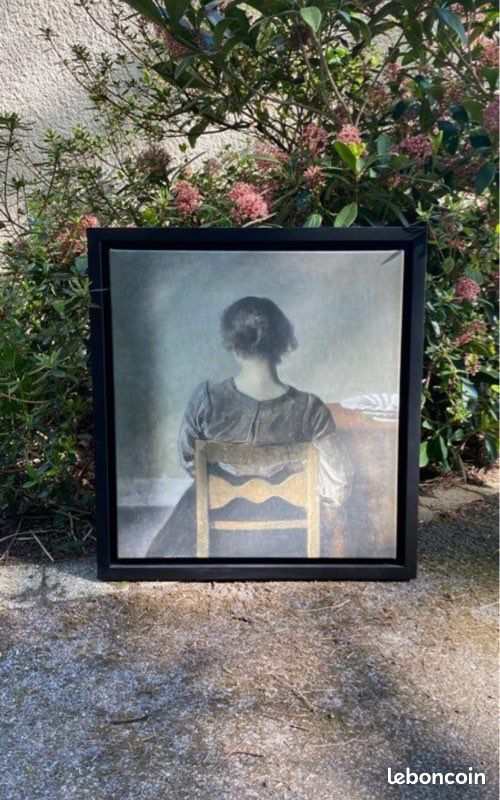 Reproduction sur toile du tableau Le Repos de Vilhelm Hammershoi (image 1)
