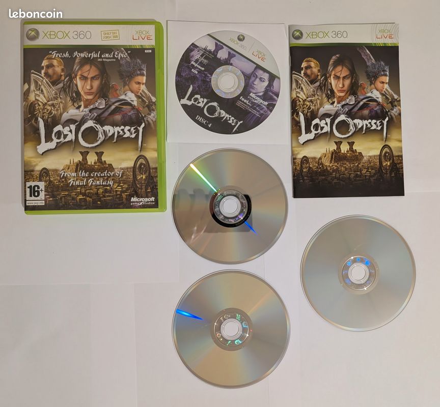 LOST ODYSSEY - Xbox 360 - Complet - Version PAL - Bon état