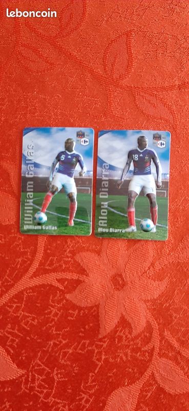 Collection De 25 Magnets Joueurs Équipe France Football 2010 - Album Carrefour N8686