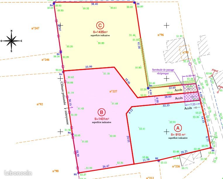 Terrain constructible · à Saint-Jacut-les-Pins · 39 000 €