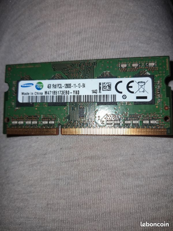 Carte mémoire RAM LENOVO 4GB (image 1)