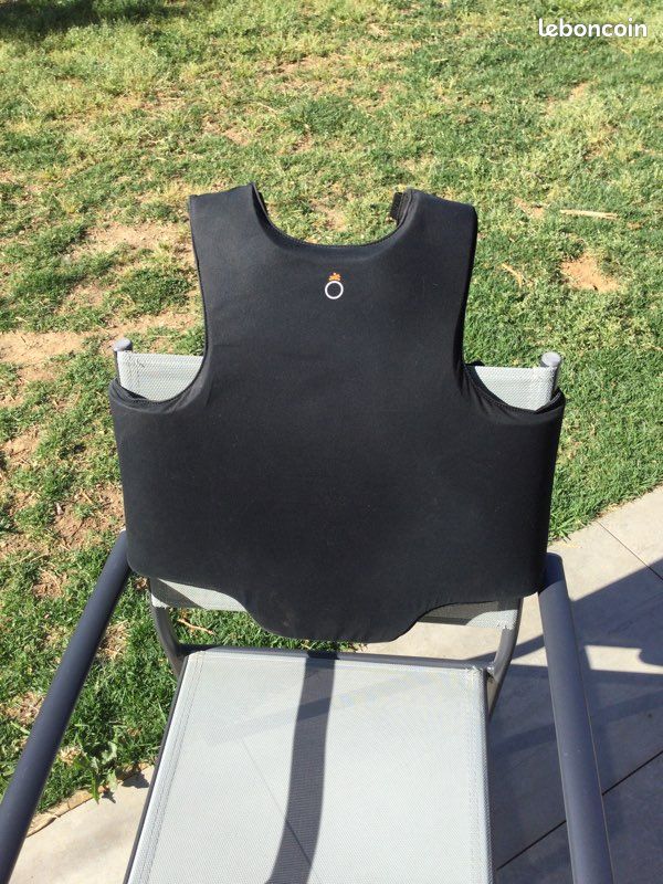 Gilet de protection équitation enfant niv 2 - 100 noir (image 2)