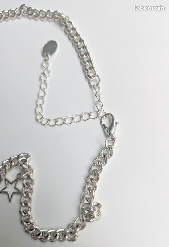 Chaîne étoiles en argent (image 6)