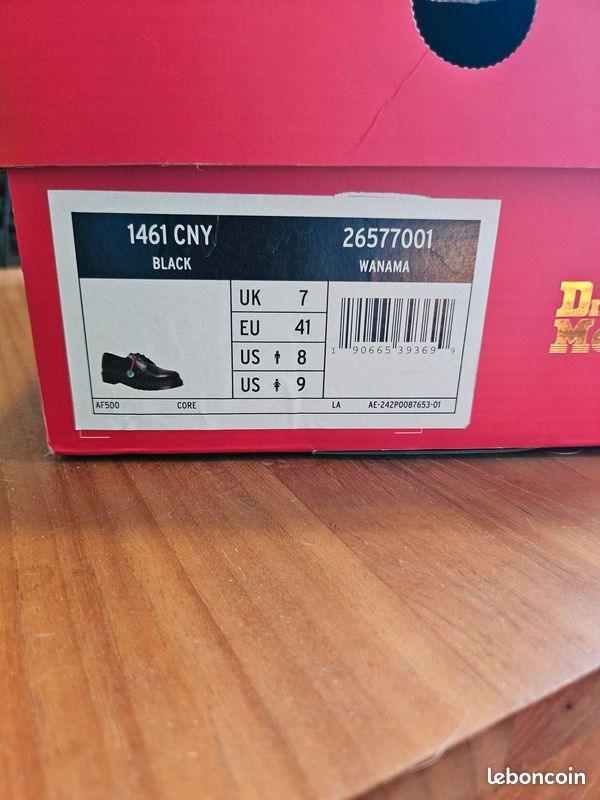Dr martens 1461 nouvel an lunaire en cuir (image 6)