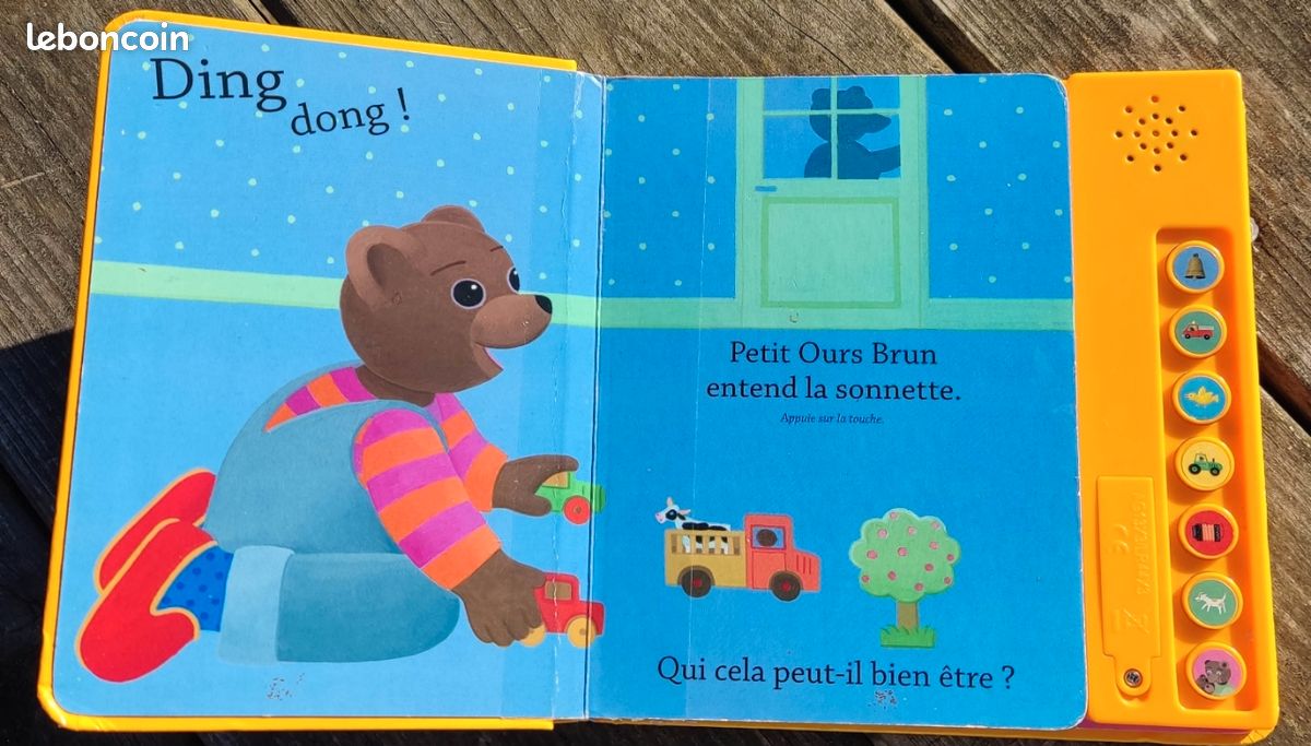 Livre sonore - Petit Ours Brun entend tout (image 2)