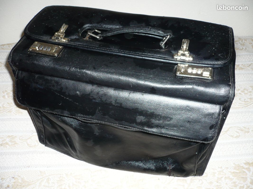 Valise aviateur pour transport documents dossiers (image 2)