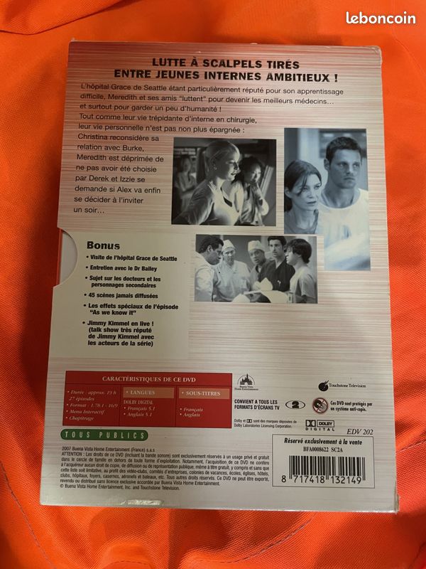 Coffret DVD Grey's anatomy (image 2)