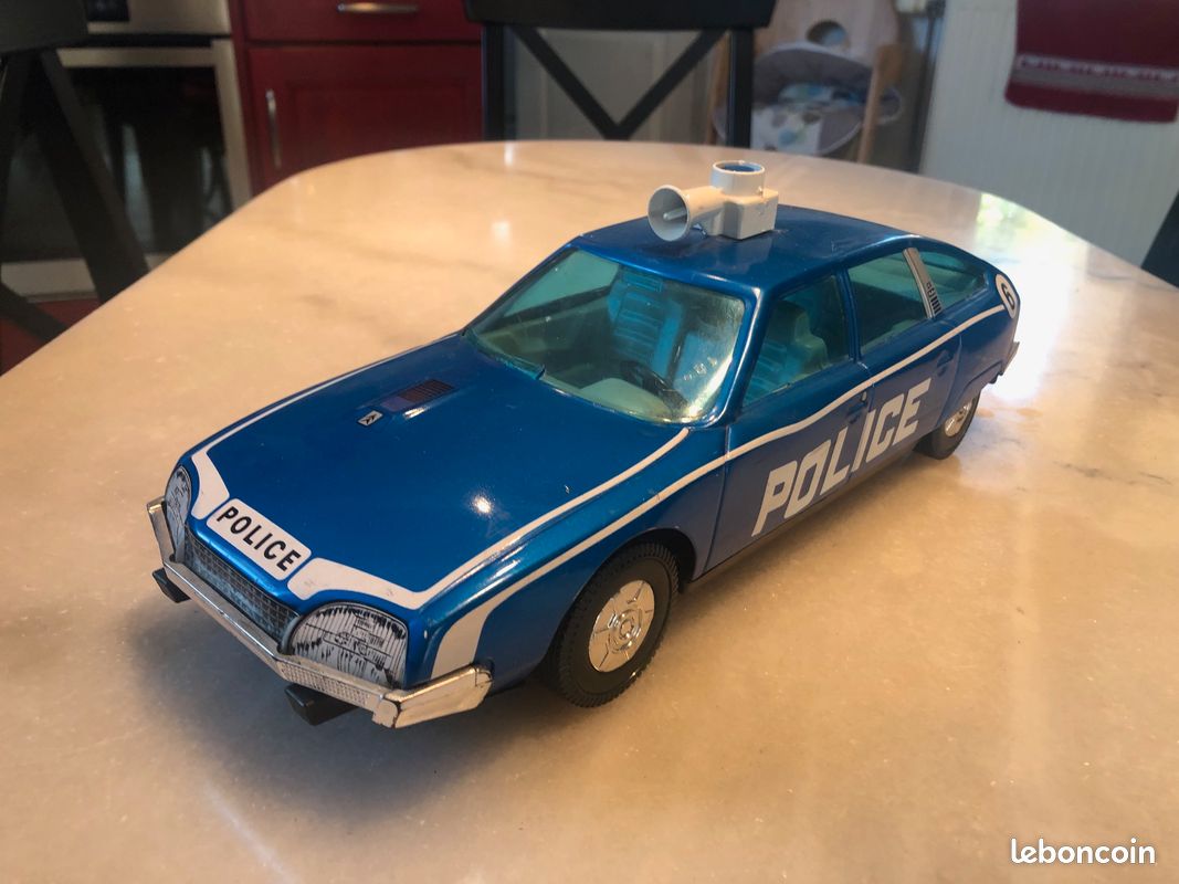 Jouet Miniature Joustra - Voiture Police - Collection Vintage