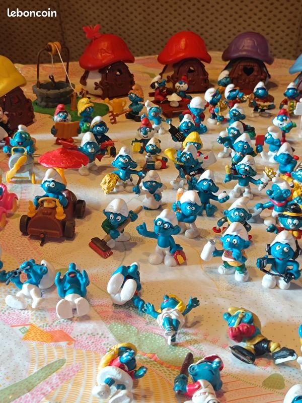 The Smurfs GARGAMEL VS Schtroumpfs Lot de 6 figurines - Comprend une