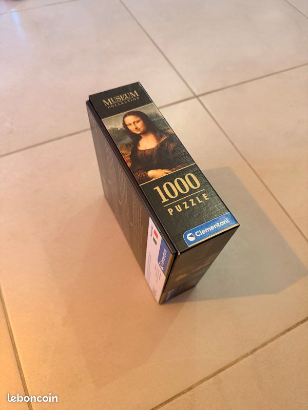 Puzzle 1000 pièces Mona Lisa – Clementoni Museum Collection (image 2)