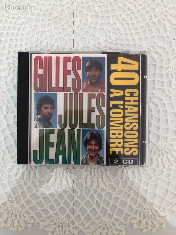 GILLES, JULES, JEAN - "40 chansons à l'ombre" (double C.D.) (image 1)