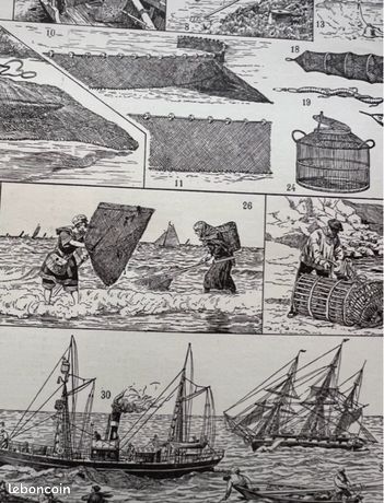 Un seul dessin au trait du club de pêche et de la compétition des