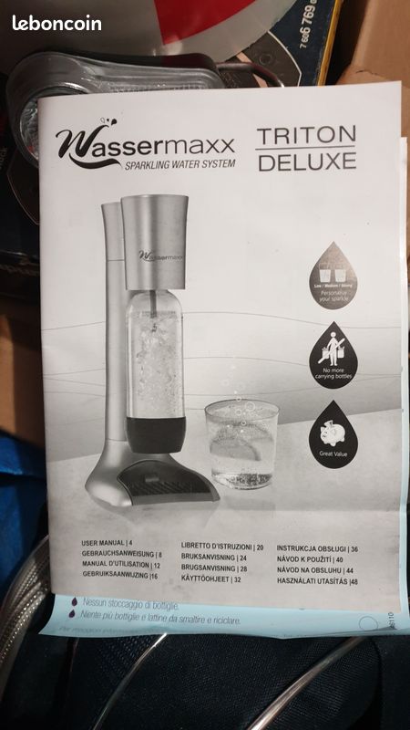Grand vide maison - Machine à soda DELUXE (couleur argent) (image 3)