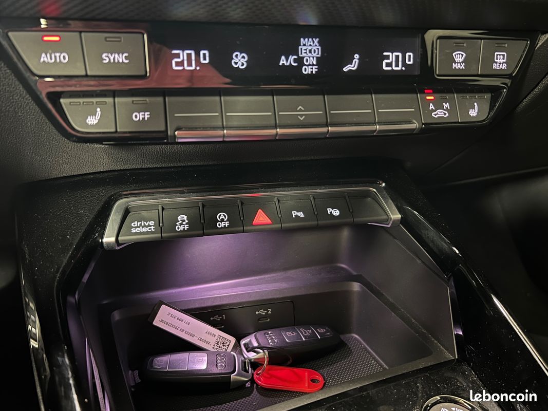 AUDI RS3 SPORTBACK 2.5 TFSI 400ch PACK RS DESIGN QUATTRO CAMERA RECUL ECHAPP RS (image 29)