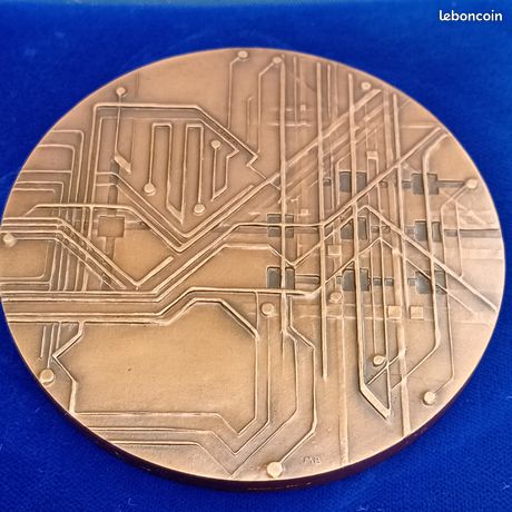 1982 grande médaille mdp 81mm fonction publique française signé Baduel