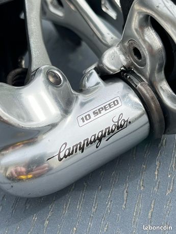 Dérailleur Avant Campagnolo Vintage – 10 Vitesses, Double Plateau, Occasion