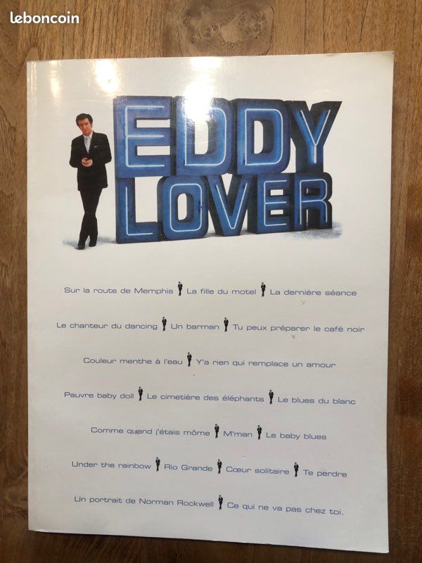 Livre partitions Eddy Mitchell : Eddy Lover (image 1)