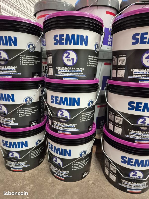 Enduit Semin garnissant et finition seau 25kg (image 1)