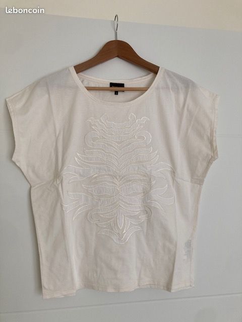 T-shirt Femme Berenice Noir - Taille S - 100% Coton - Occasion Très Bon état