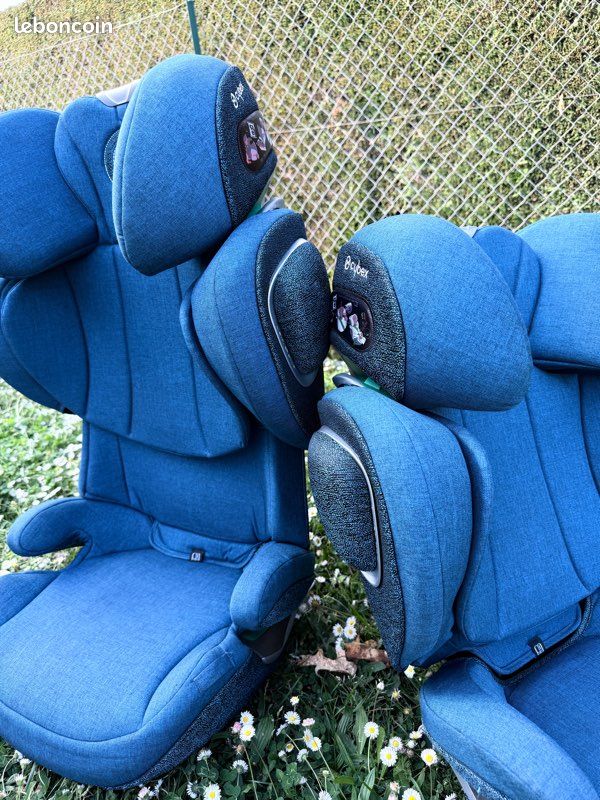 Lot de 2 sièges auto Cybex Platinum Solution Z i-Fix – Mountain Blue Plus – Excellent état (image 2)