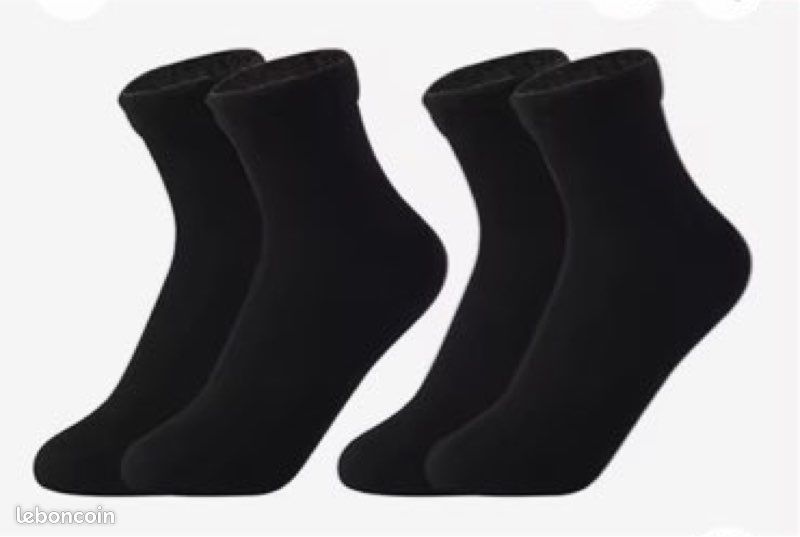 Chaussettes Noires Doublées Talbots - Taille 18, Neuves Avec étiquettes (pour Femmes)