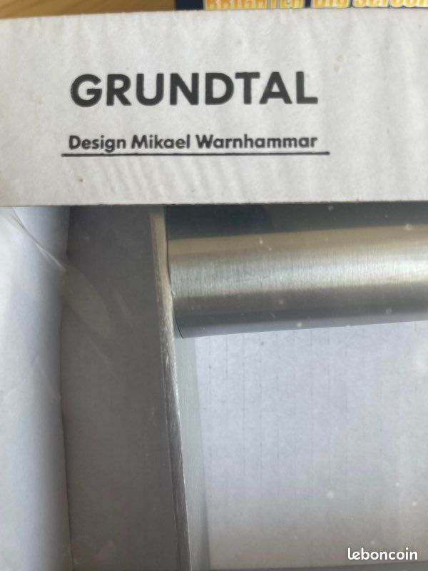 Lot de 2 supports papier toilette Ilea GRUNDTHAL (image 2)