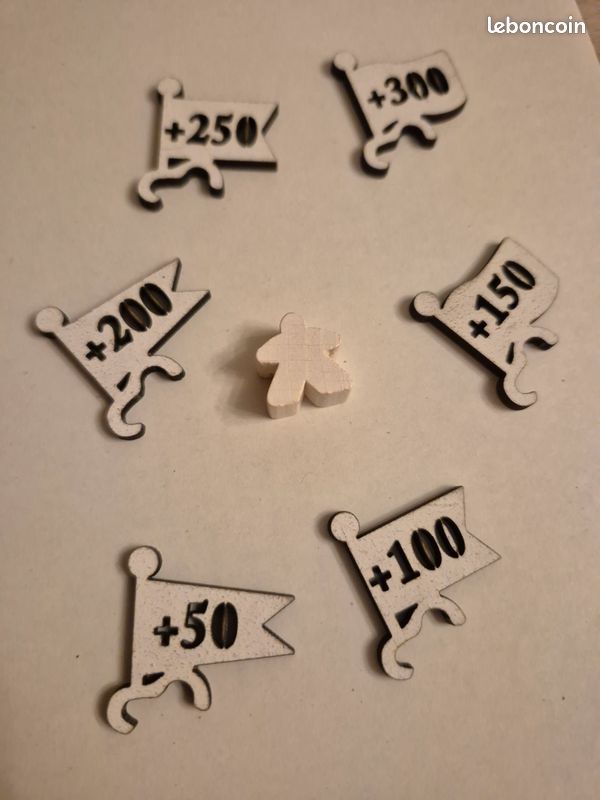 Meeple + Drapeau scoring Carcassonne (image 3)