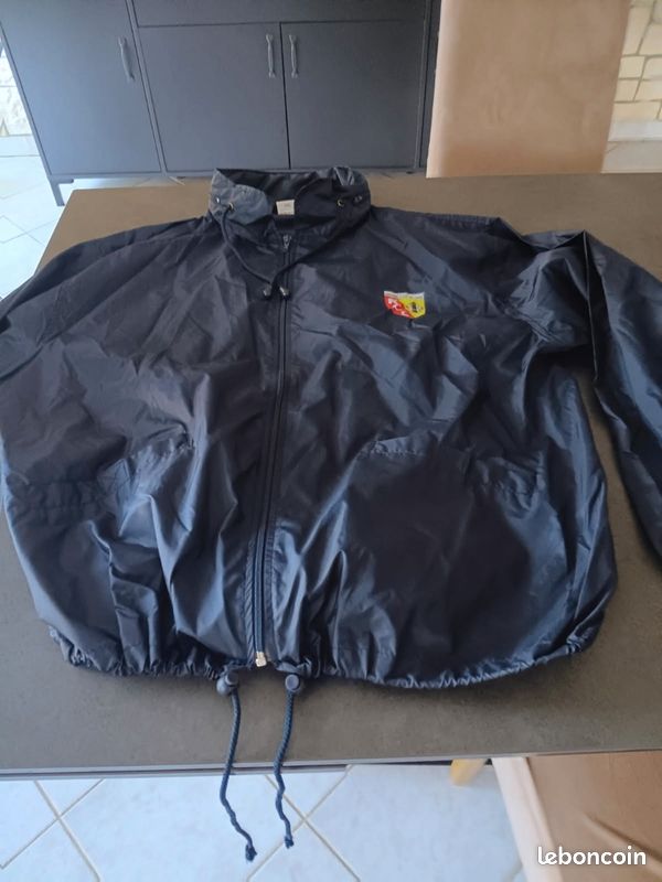Maillot RC Lens Coupe-vent Collector – Taille XL – Équipement Vintage Sang Et Or