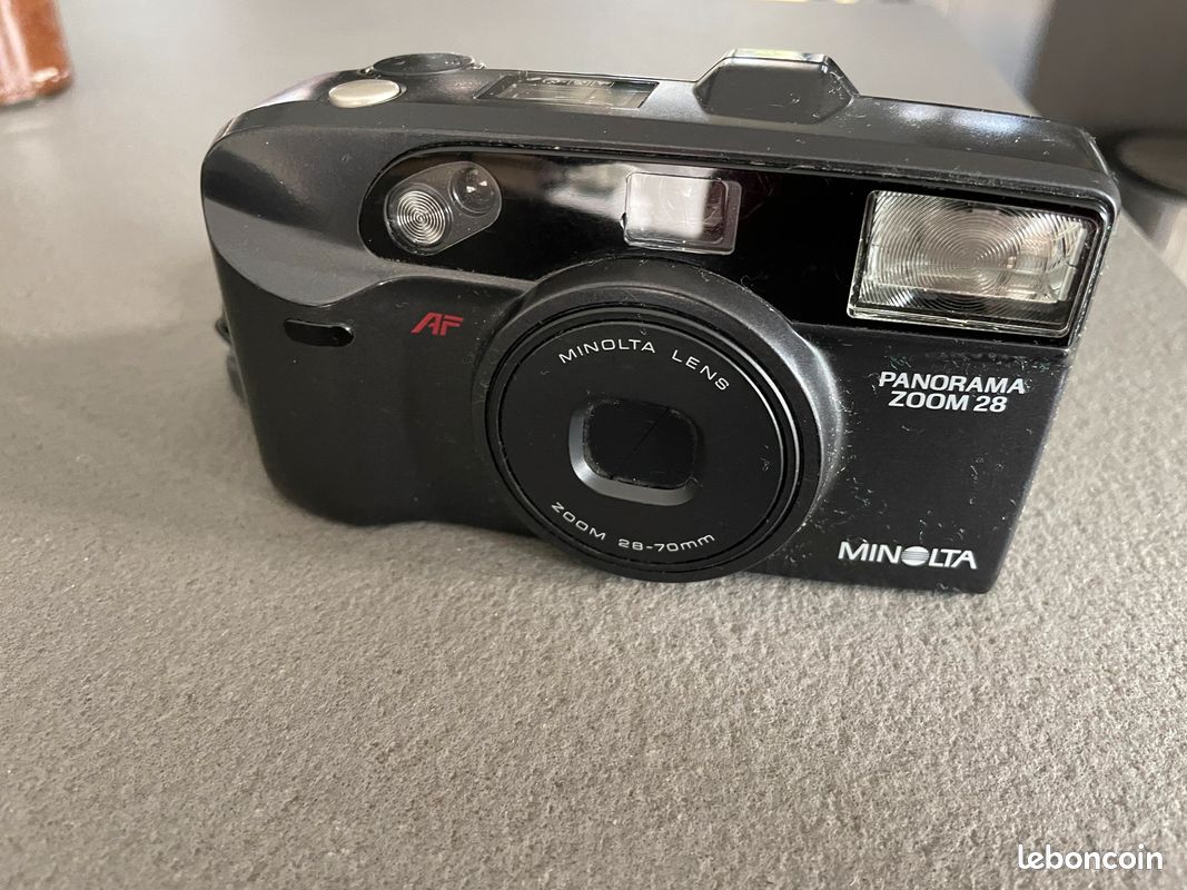 Appareil Photo Argentique Minolta Panorama Zoom 5 - Compact 35mm, Auto, Flash Intégré, Occasion 1993