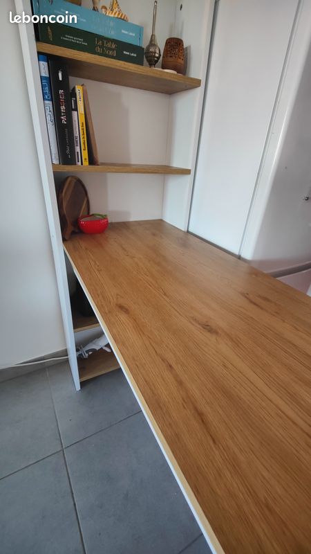 Table/Bureau à étagère (image 2)