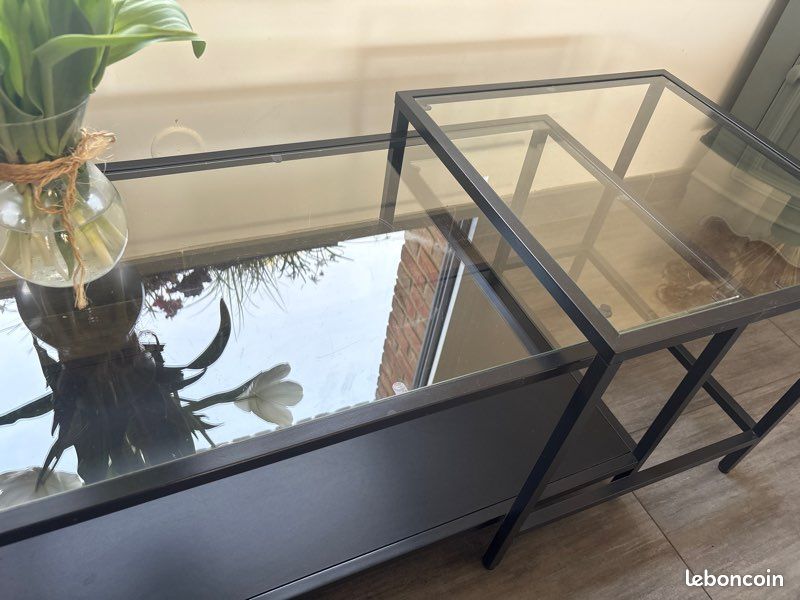 Table gigogne en verre IKEA (image 3)