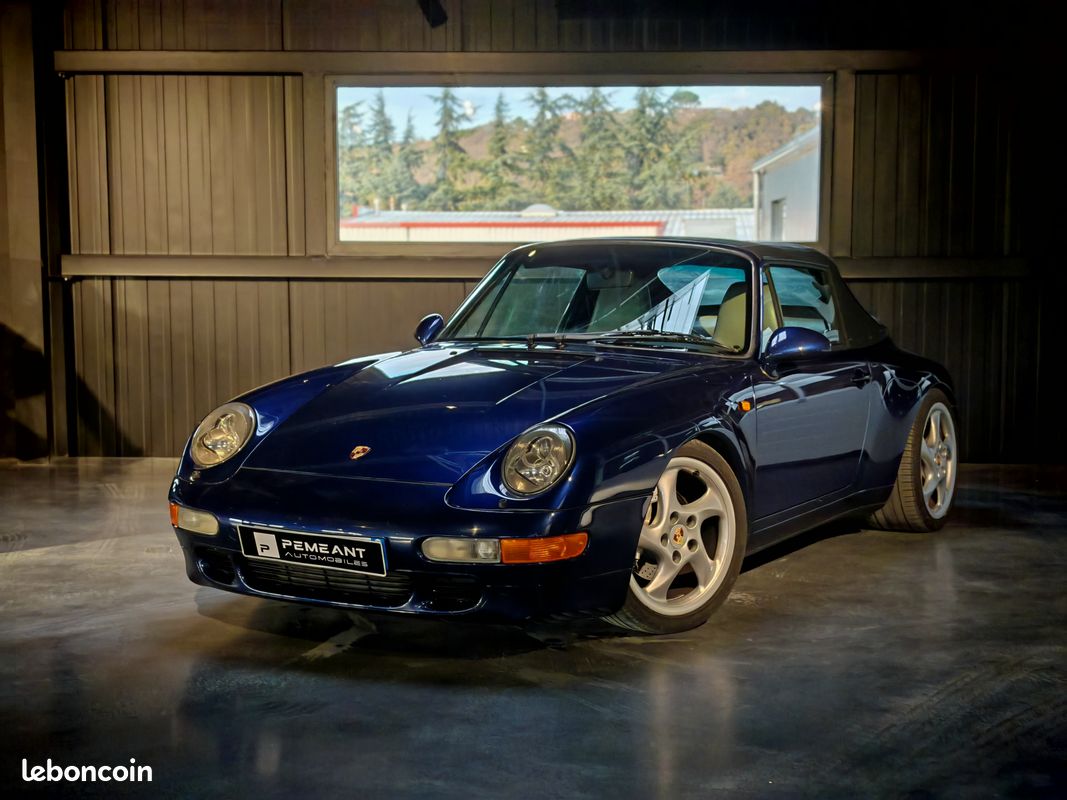 Porsche 911 type 993 Carrera 4 Cabriolet - Belle configuration - Carnet (image 1)