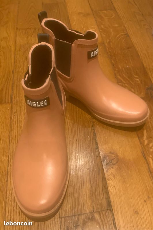 Bottine Aigle Modèle Carville W Rose poudré Pointure 37