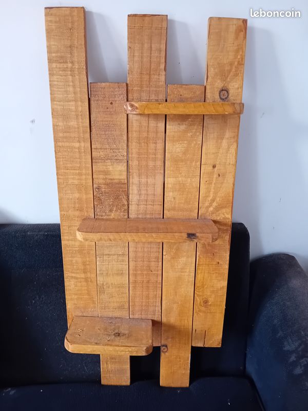 Étagère en bois artisanal (image 6)