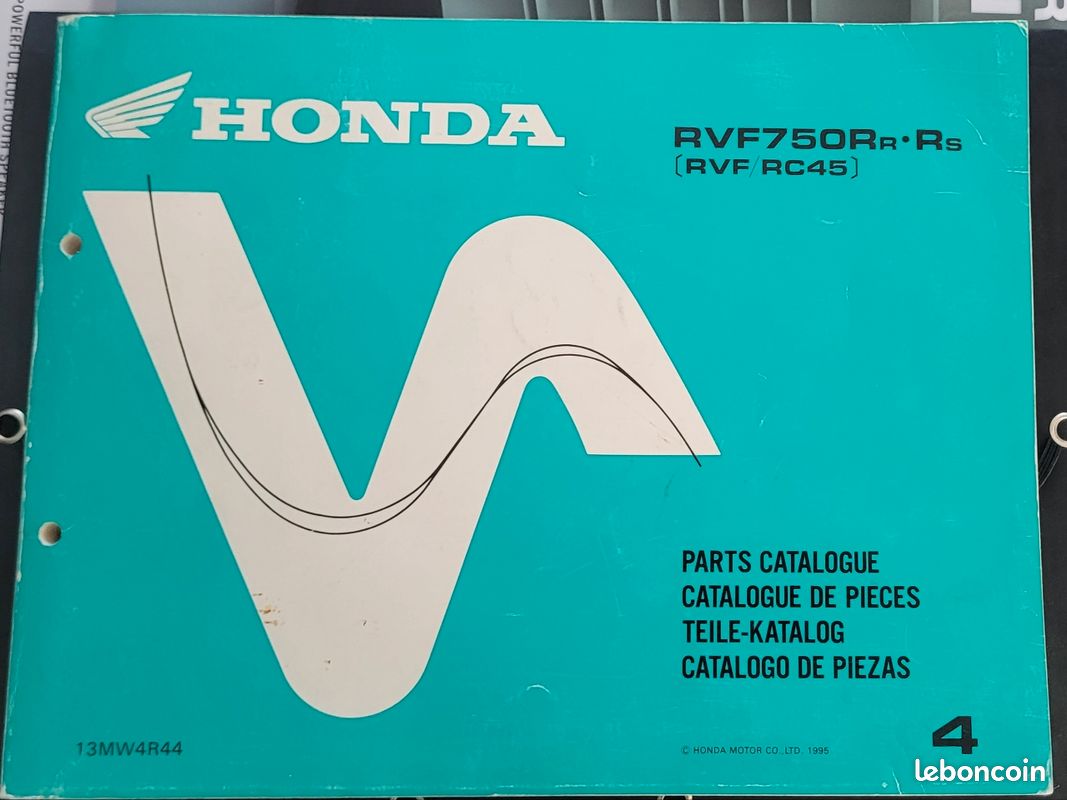 Catalogue de pieces HONDA RC45 RC 45 (image 1)