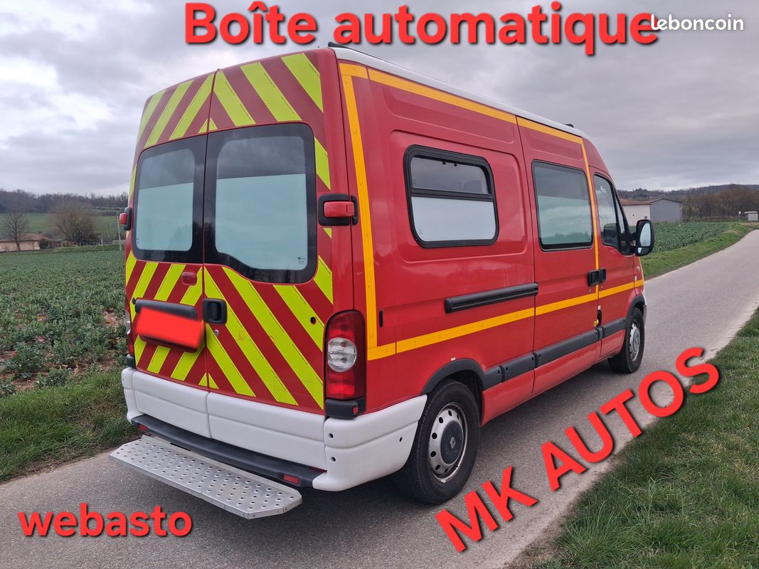 Master 2.5 dci 120cv l2h2 VASP ambulance équipé aménagé ISOLATION BOÎTE AUTOMATIQUE (image 2)