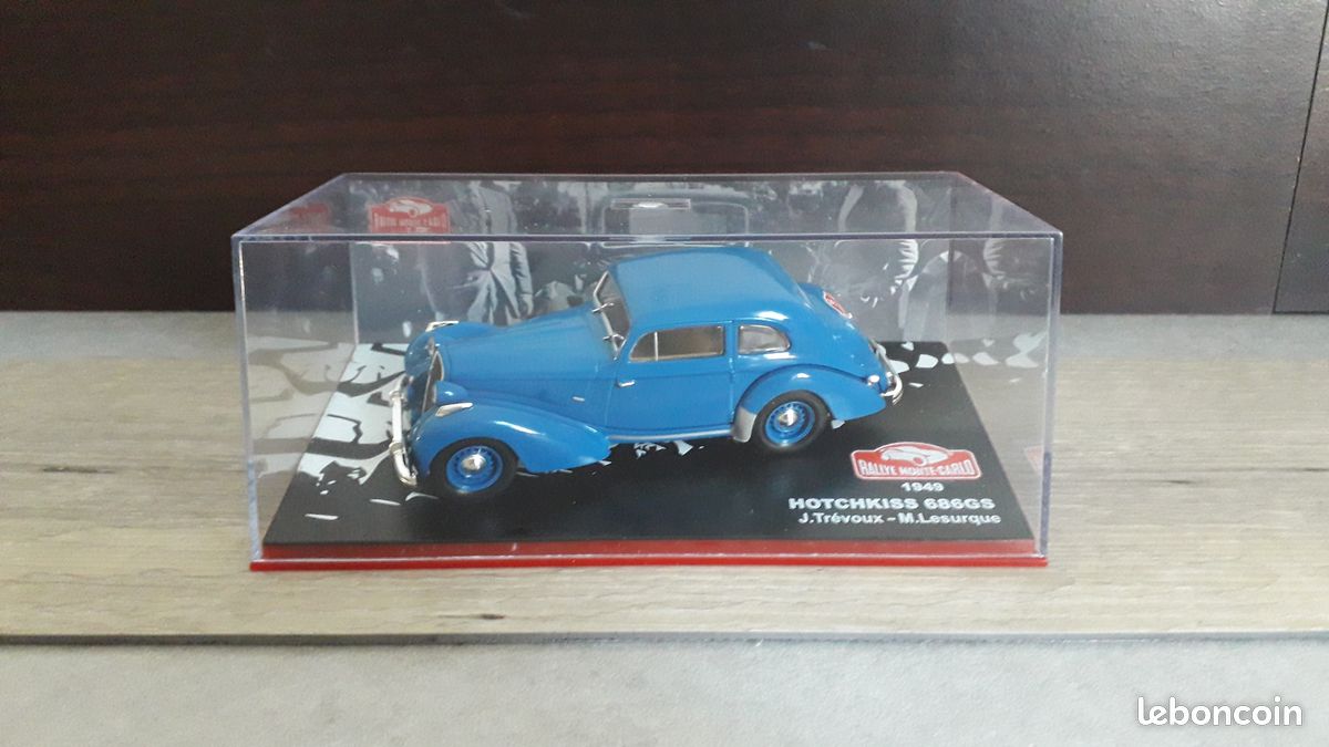 Modèle Réduit 1:43 IXO Altaya - Hotchkiss 686GS 1949 Rallye Monte-Carlo - Très Bon état