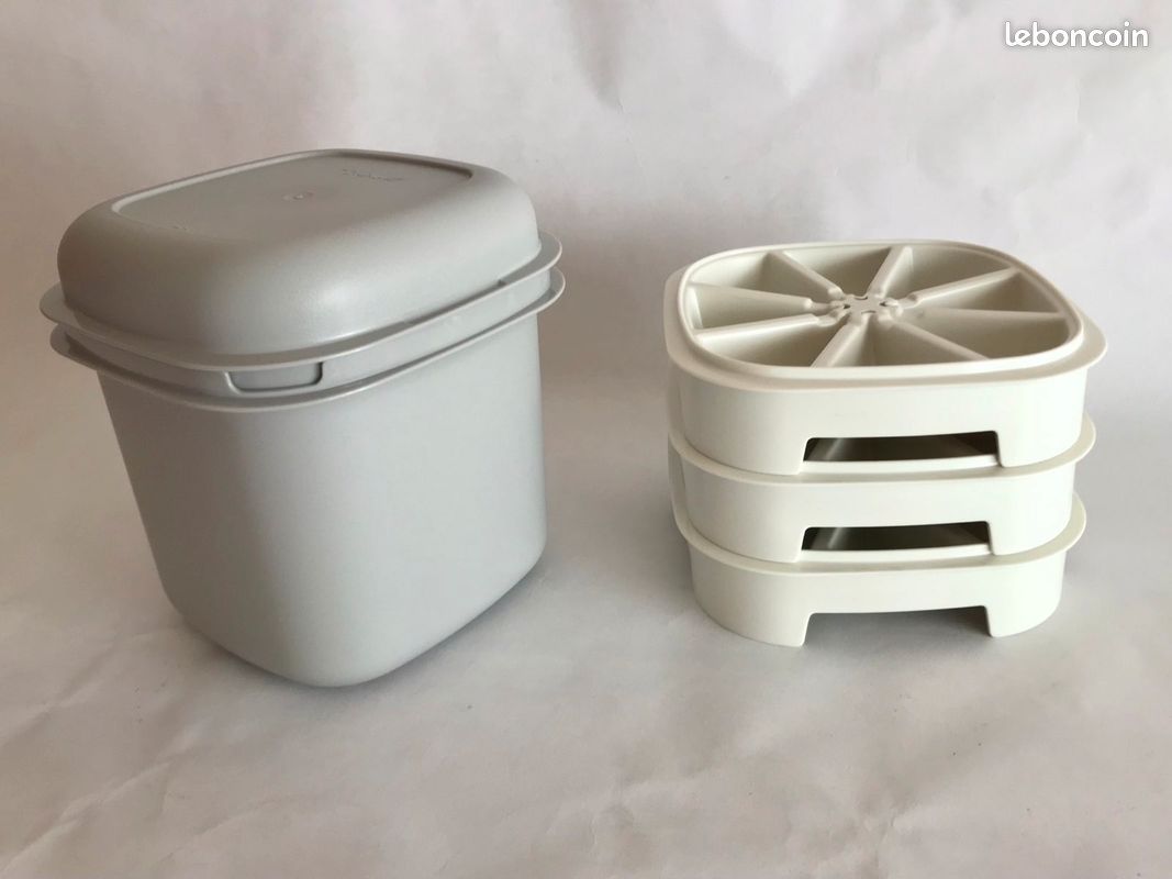 Neuf- Ensemble complet bac à glaçons + seau à glaçons + couvercle, Tupperware (image 3)