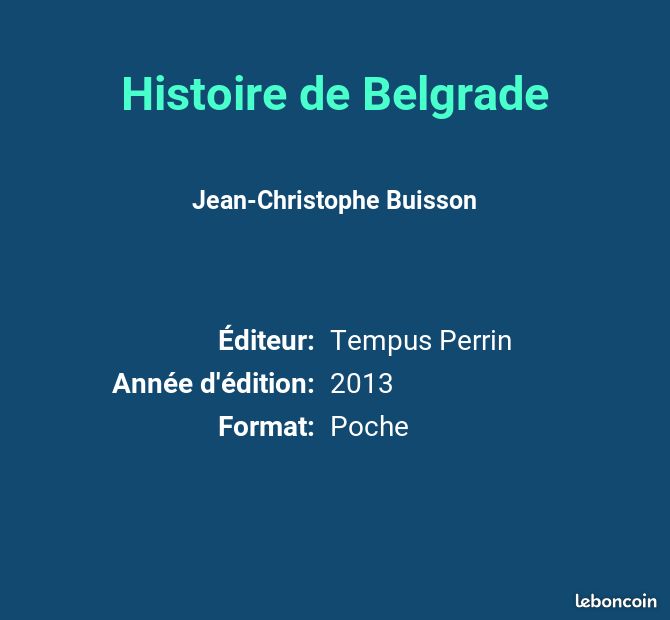 Histoire de Belgrade - Jean-Christophe Buisson (image 2)
