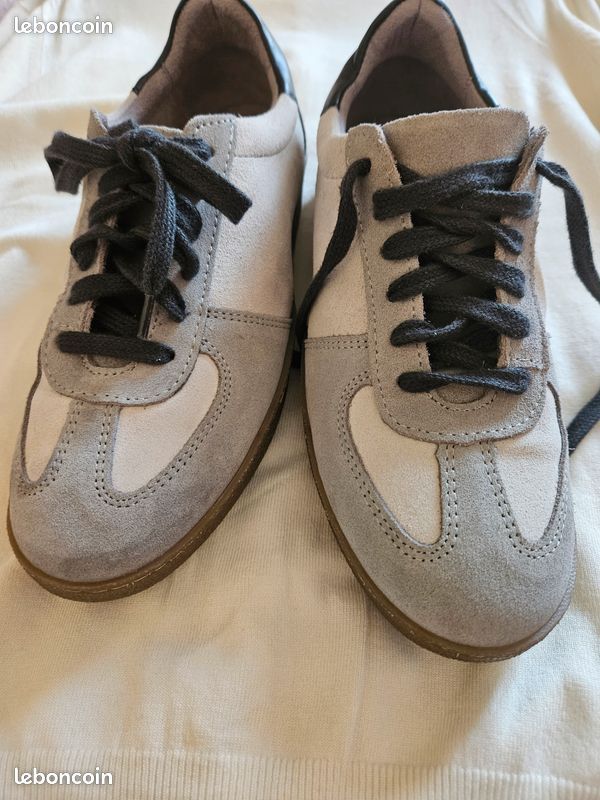 Sneaker cuir souple (image 3)