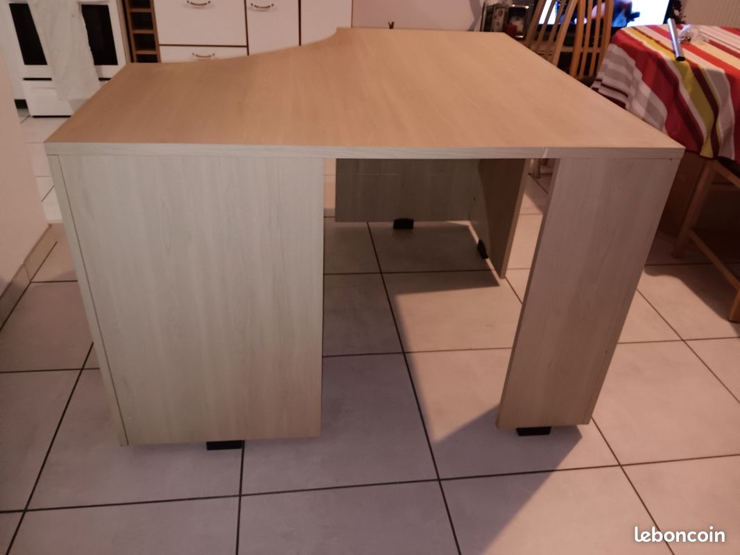 Bureau d’angle avec étagère amovible (image 3)